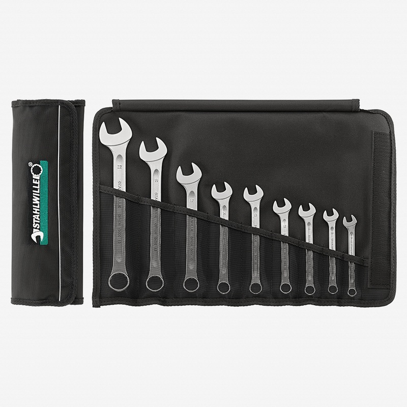Stahlwille 13/9 OPEN BOX Combination Spanner Set, Metric, 9-22mm, 9 Pieces
