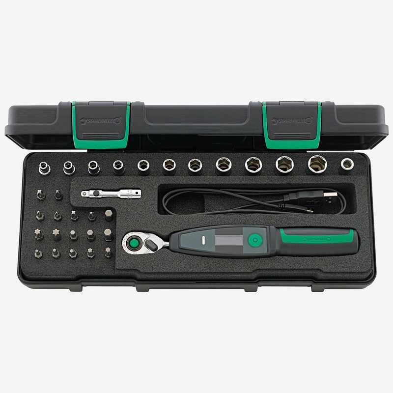 Stahlwille 701/32/1 Torque Wrench Set with SENSOTORK, 33 Pieces, 1/4" Drive, 1 - 20 Nm