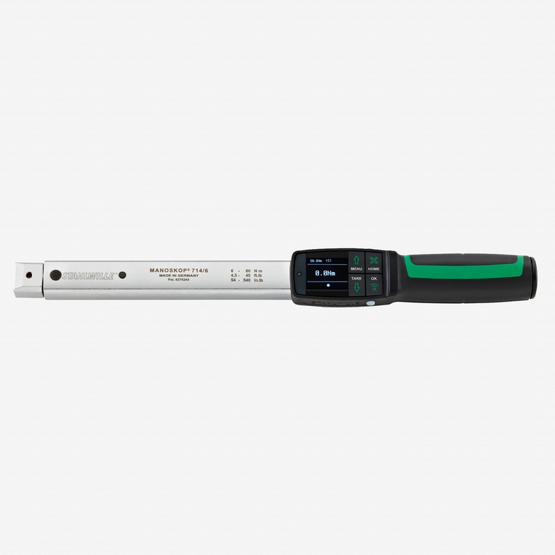 Stahlwille 714 MANOSKOP Tightening Angle Torque Wrench, Size 6; 6-60 Nm, 9x12 mm