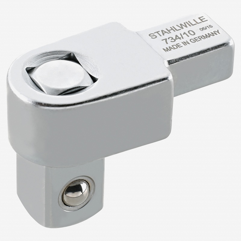 Stahlwille 734 Square Drive Insert Tool, Size 10, 1/2" Drive, 9x12 mm