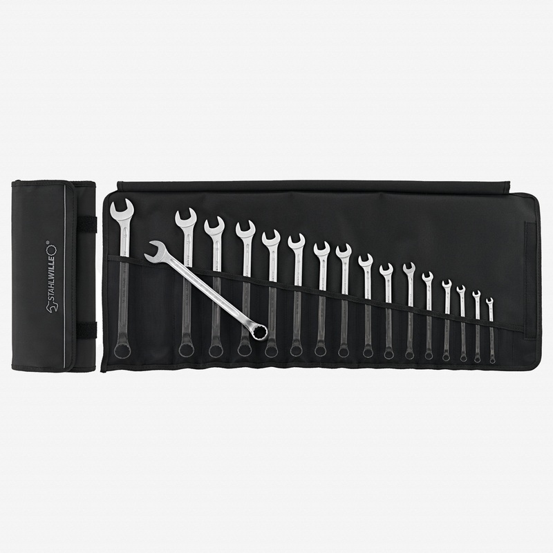 Stahlwille OPEN BOX 14/17 Combination Spanner Set, Long, Metric, 6-22mm, 17 Pieces