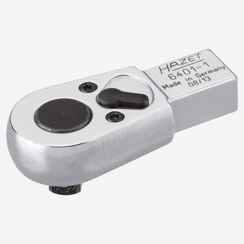 Hazet 6401-1 Insert reversible ratchet 9x12mm 1/4" output