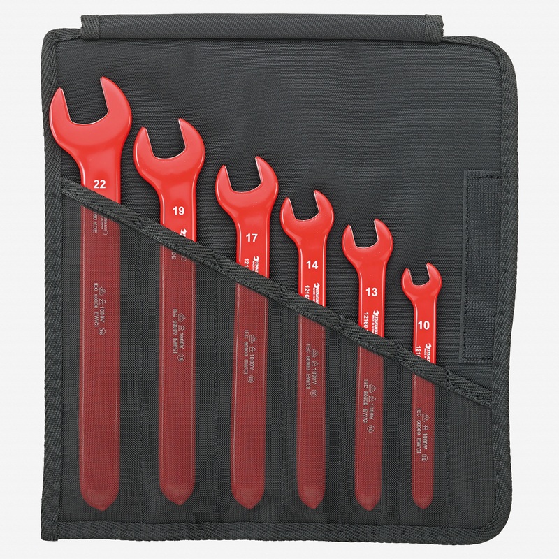 Stahlwille 12160/6 VDE single-ended open-jaw Spanner 6 Piece Set