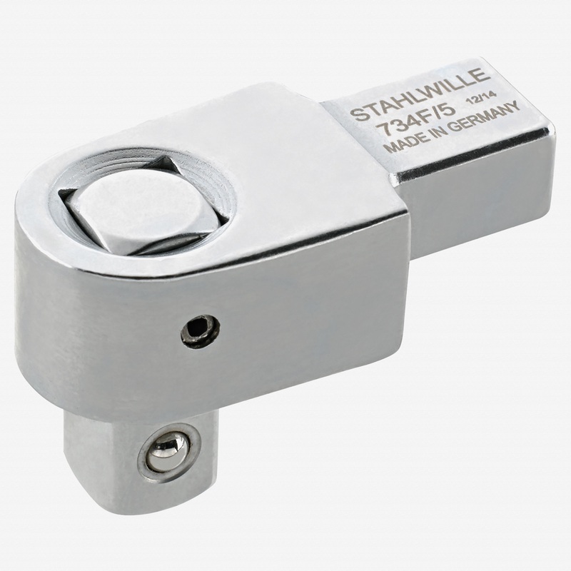 Stahlwille 734F Square Drive Insert Tool, 1/4" Drive, Size 4, 9x12 mm