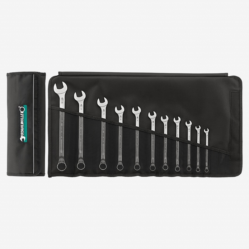 Stahlwille OPEN BOX 14/11 Combination Spanner Set, Long, Metric, 8-22mm, 11 Pieces