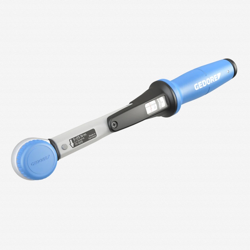 Gedore TF-K25 Torcofix K Ratcheting Torque Wrench, 1/4" Drive, 5 - 25 Nm