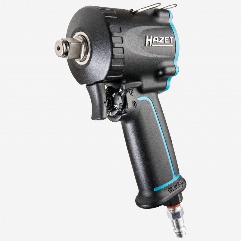 Hazet 9012M-1 Extra Short Impact Wrench, 1/2" Drive, 1200 Nm