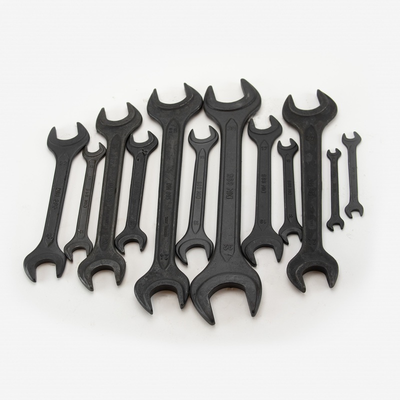 Heyco Metric 6-32mm Open End Wrench Set, 12 Pieces