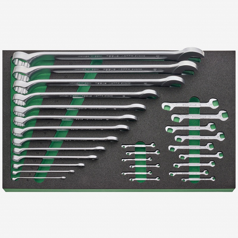 Stahlwille TCS 9 821/28 Wrench Set in Foam Inlay, 29 Pieces