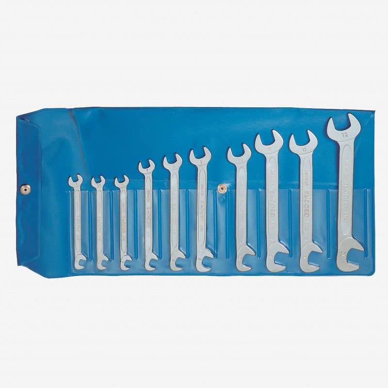 Gedore 8-0100 Double ended midget spanner set 10 pcs 5-13 mm