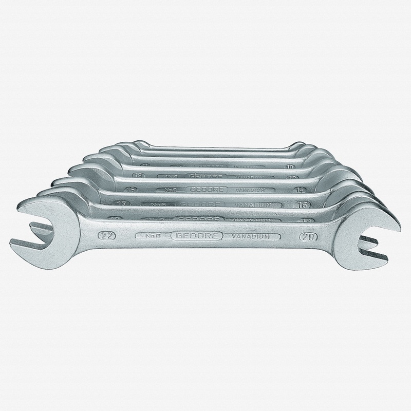 Gedore 6-8 Double open ended spanner set 8 pcs 6-22 mm