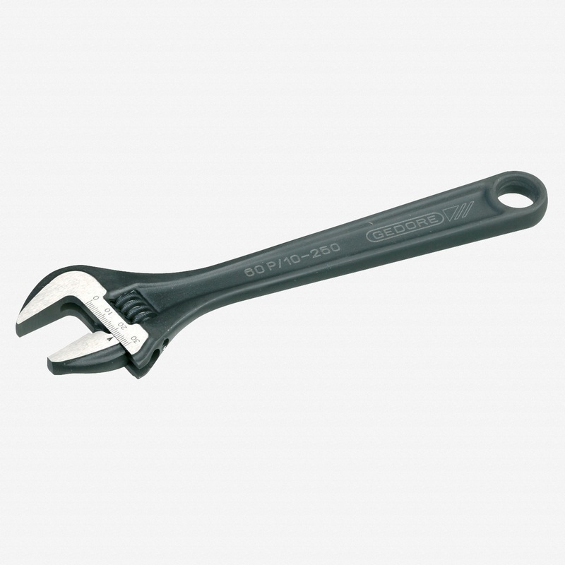Gedore 60 P 10 Adjustable spanner, open end 10"