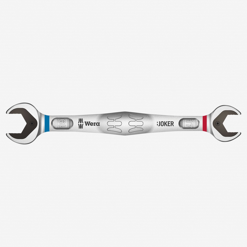 Wera 003765 Joker Double Open-Ended Wrench - 17 + 19mm