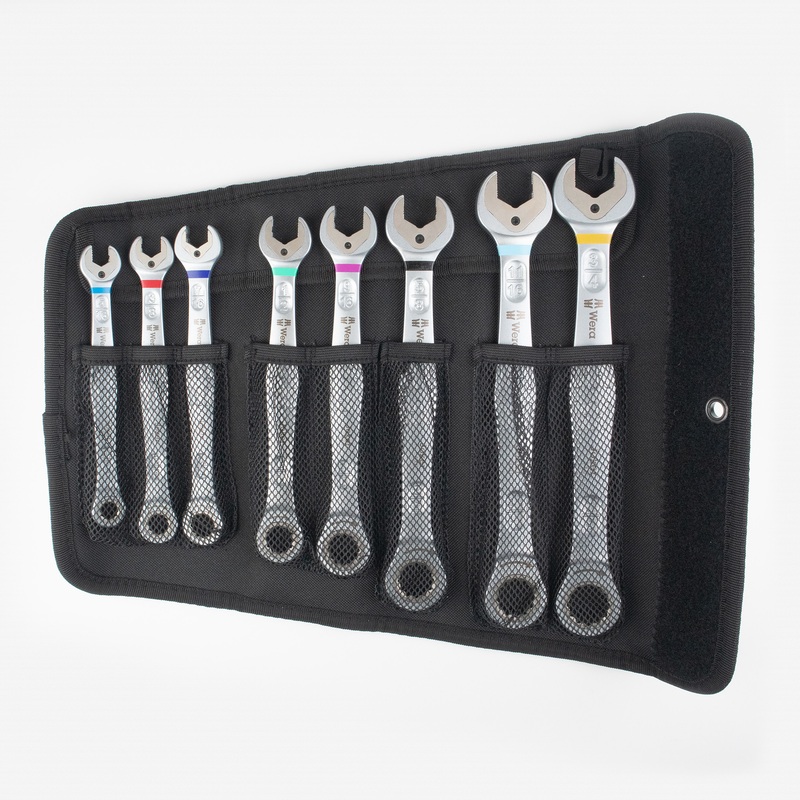 Wera 020012 Joker Combination Wrench Pouch Set - 8 Piece SAE