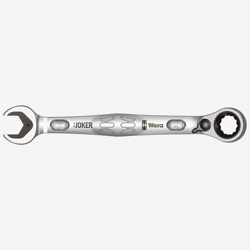 Wera 020070 Joker Combination Wrench with Switch - 15mm