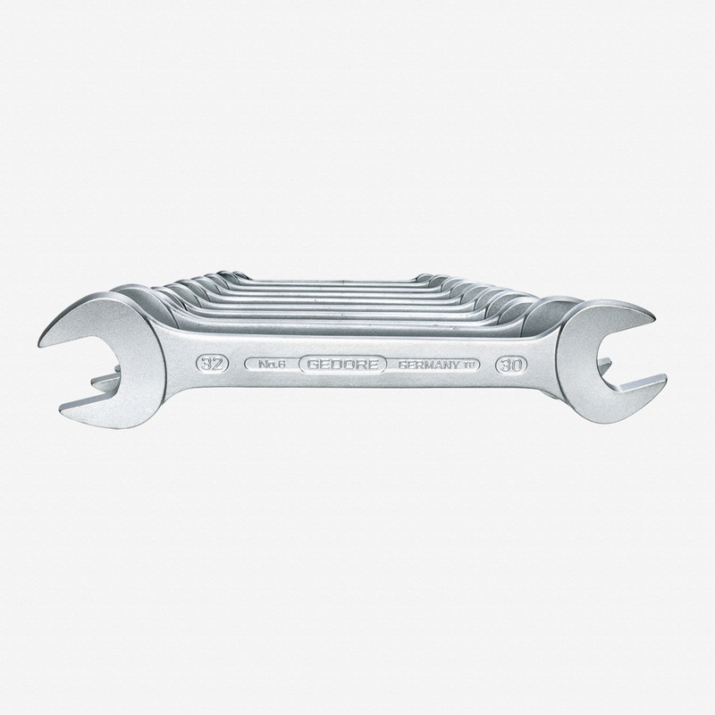 Gedore 6-100 Double open ended spanner set 10 pcs 6-32 mm