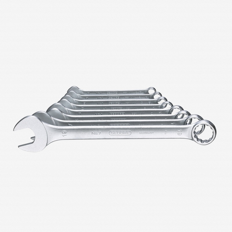 Gedore 7-080 Combination spanner set 8 pcs UD profile 8-19 mm