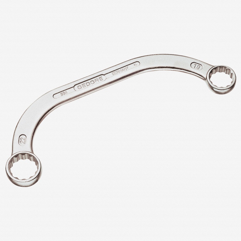 Gedore 304 13x17 Half-moon Ring Spanner, 13x17 mm