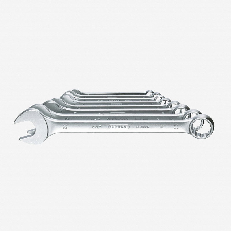 Gedore 7-08 Combination spanner set 8 pcs UD profile 10-24 mm