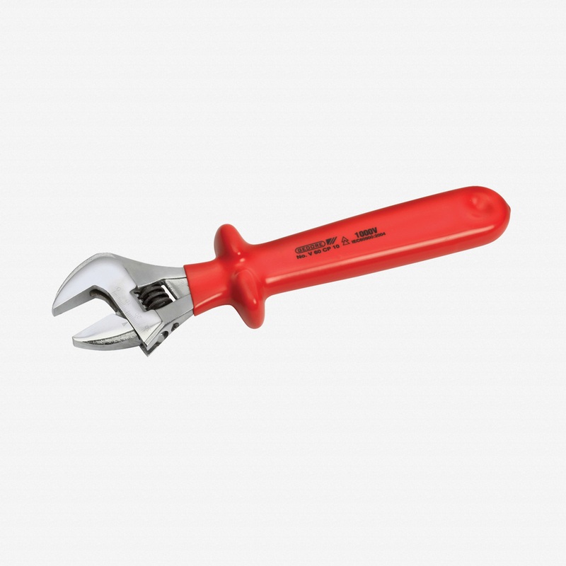 Gedore V 60 CP 12 Adjustable wrench, open end, 1000 V 12"