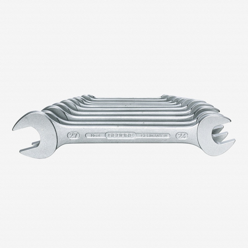 Gedore 6-10 Double open ended spanner set 10 pcs 6-27 mm