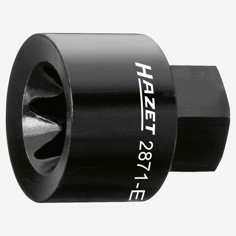 Hazet 2871-E24 External Torx Brake Caliper Socket, Size E24, 22mm Drive