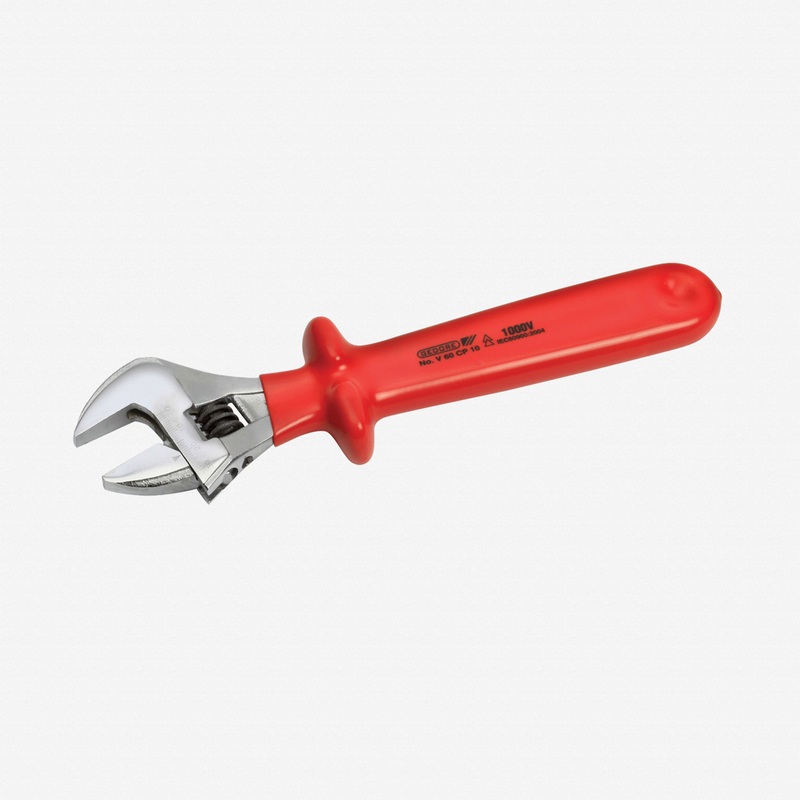 Gedore V 60 CP 8 Adjustable wrench, open end, 1000 V 8"