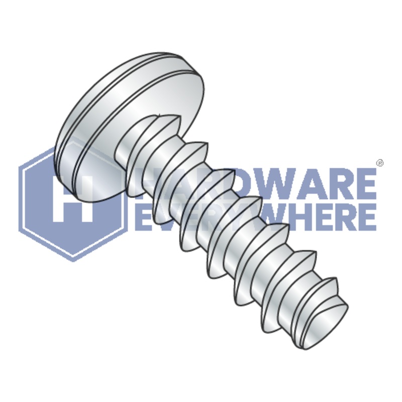 1/4-10 X 3/4 Thread Forming Screws / Phillips / Pan Head / Steel / Zinc / Plastite (Blunt Tip) Alternate 48-2