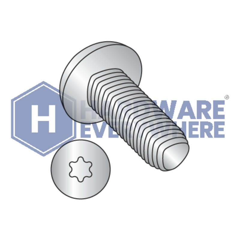 10-32 X 3/4 Thread Forming Screws / Torx / Pan Head / 18-8 Stainless / Plain / Taptite Alternate