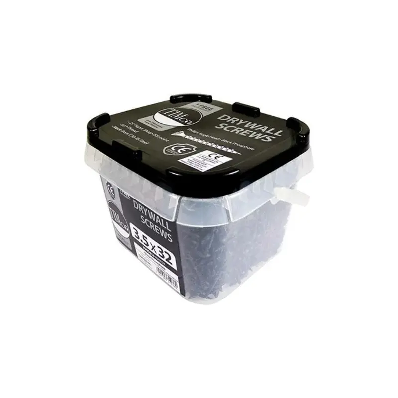 TIMCO Drywall Coarse Thread Bugle Head Black Screws - 3.5 x 38 - Pack of 1500 Pieces