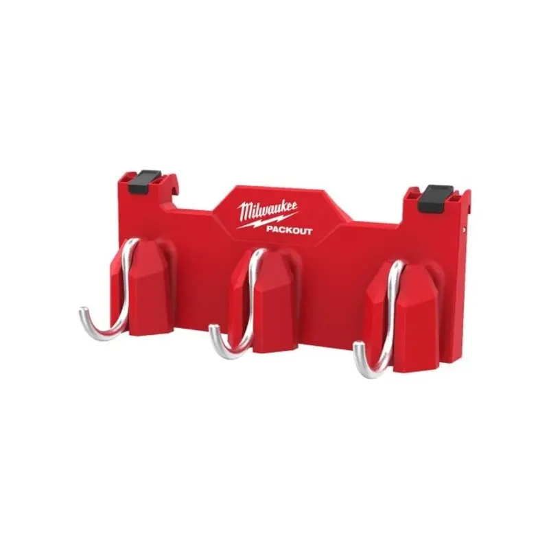 Milwaukee 4932498650 PACKOUT Side Mount 3-Hook Rail