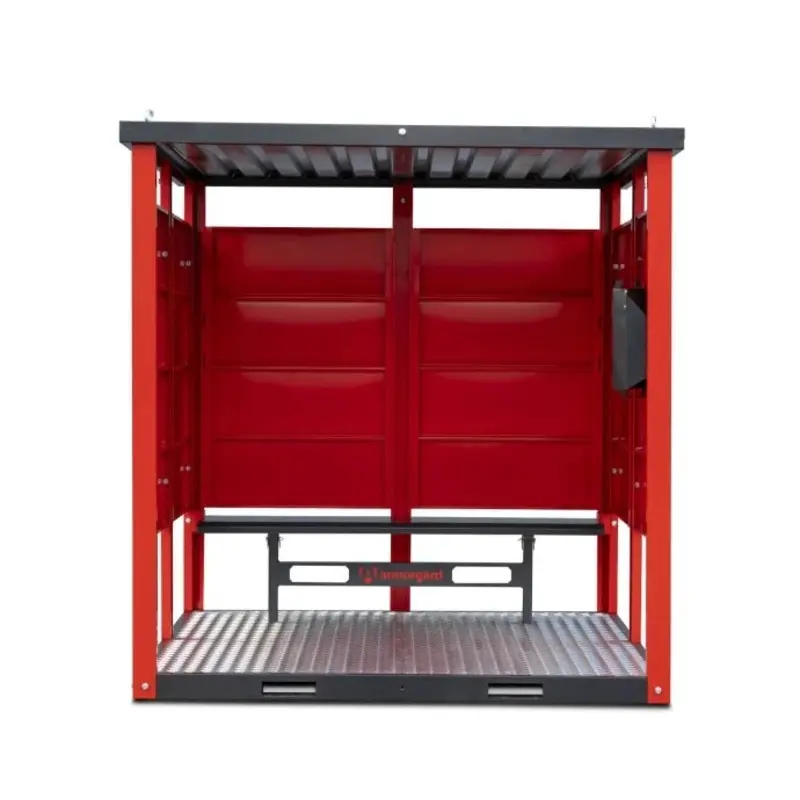 Armorgard FR200-S Flat Packed smoking/ vaping shelter, with bench