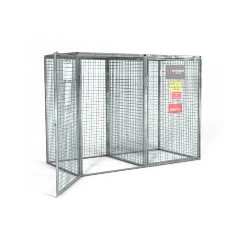 Armorgard GGC66 Gorilla Gas Cage Double Compartment Modular Gas Cage