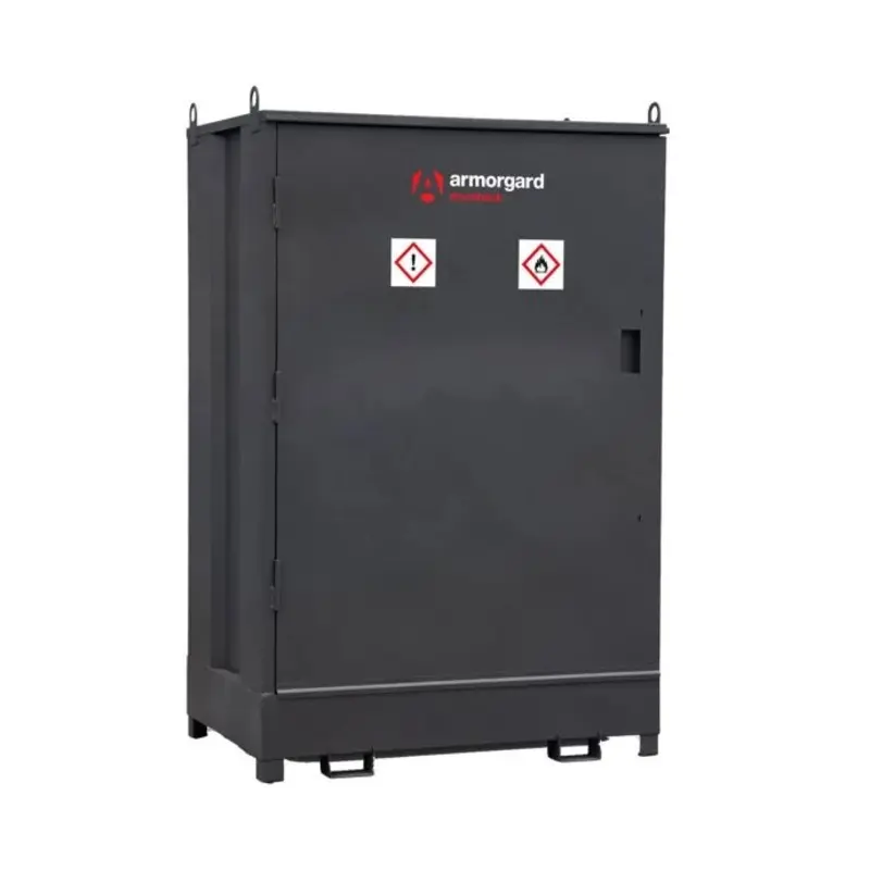 Armorgard DB2S DrumBank - 2 Drum Enclosed Storage Unit With Shelf