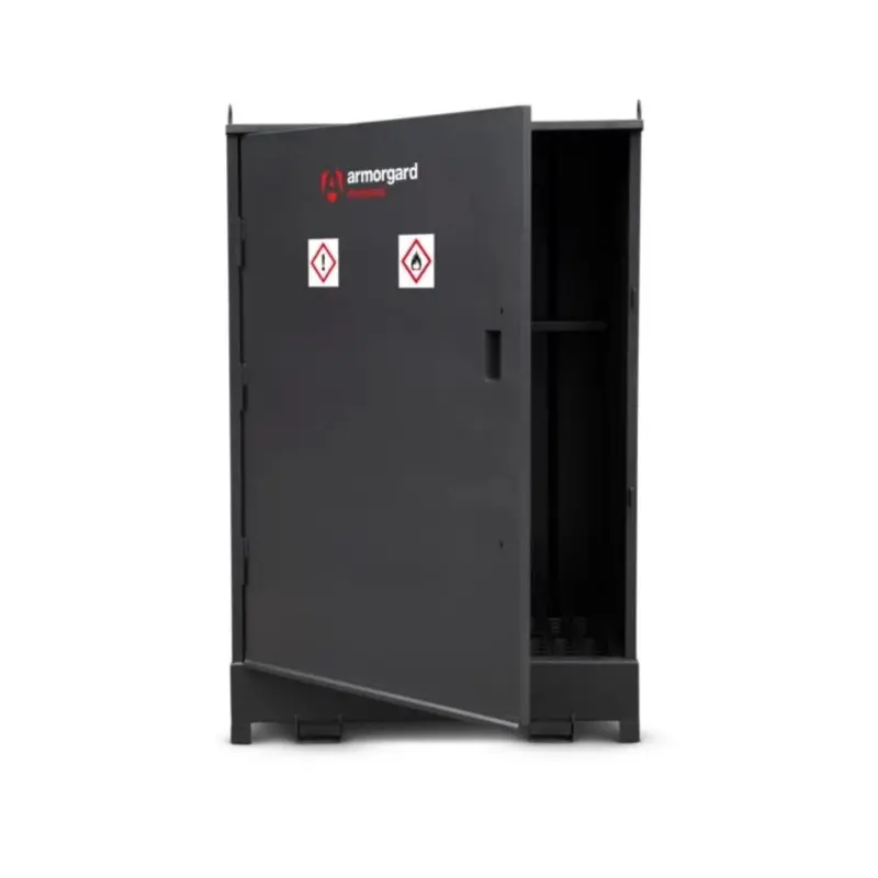 Armorgard DB4S 4 Drum Encl DrumBank Storage Unit With Shelf
