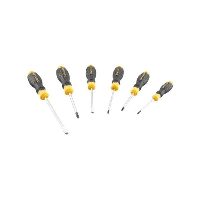 STANLEY CUSHION GRIP Pozidriv Phillips Screwdriver Set (6 pc.) STHT16172-0