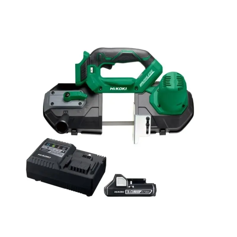 Hikoki CB18DBLJ4Z 18V Cordless Brushless Band Saw With 1 x 3.0Ah Battery & Charger