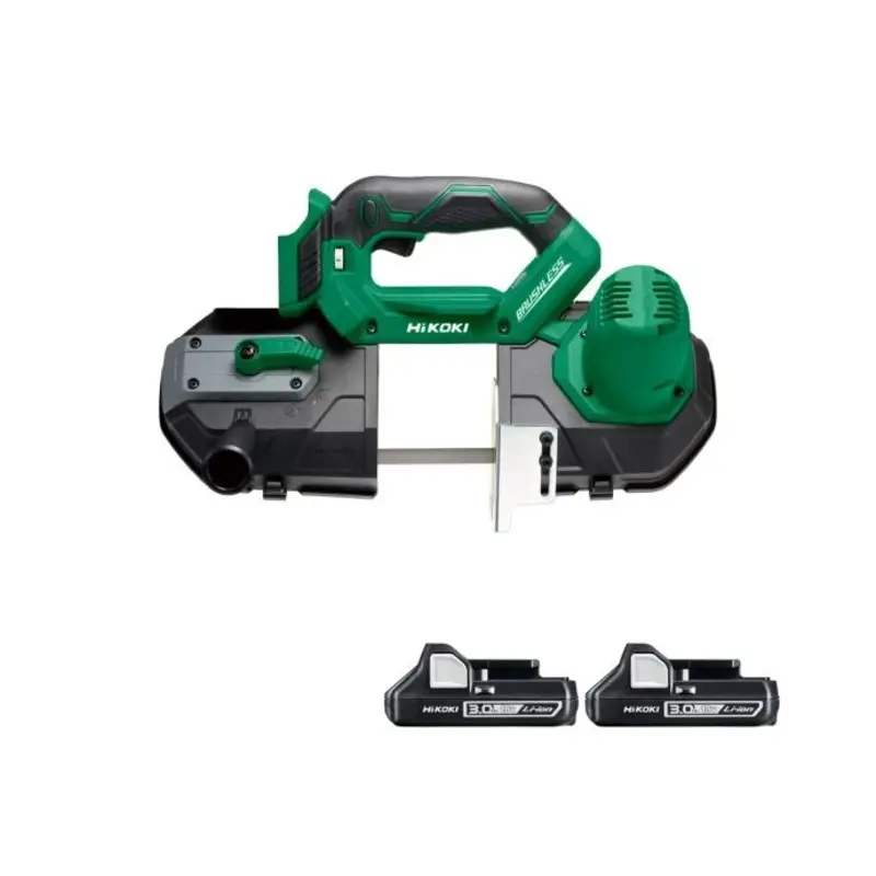 Hikoki CB18DBLJ4Z 18V Cordless Brushless Band Saw With 2 x 3.0Ah Batteries