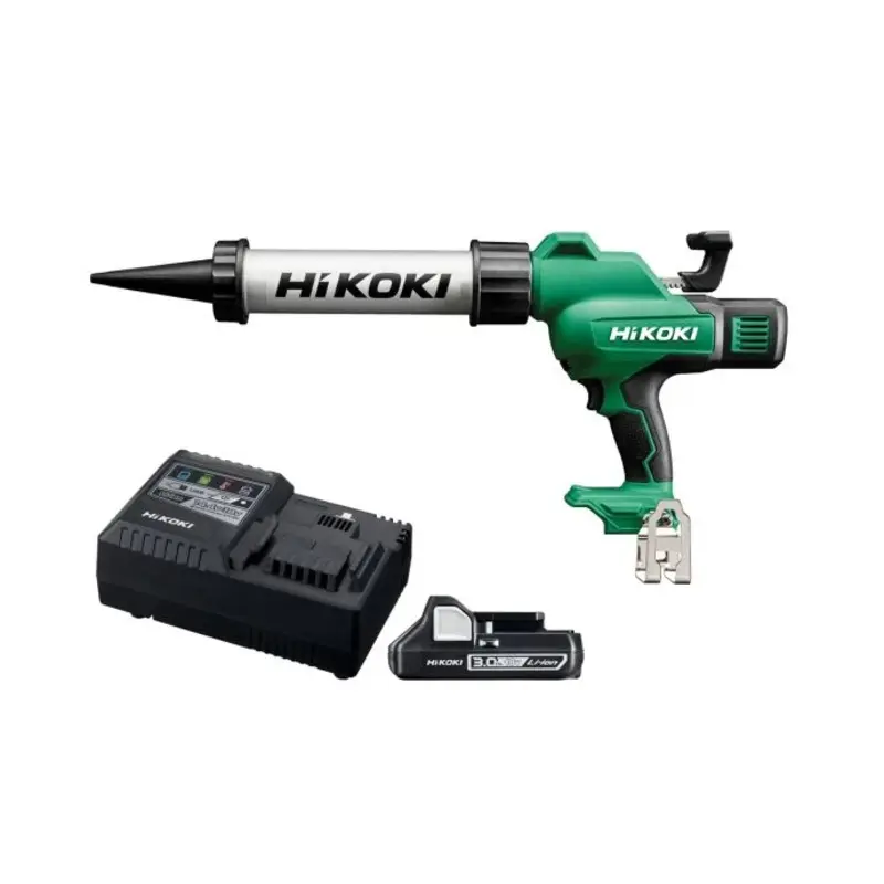 Hikoki AC18DAW4Z 18V Cordless 300ml Caulking Gun With 1 x 3.0Ah Battery & Charger