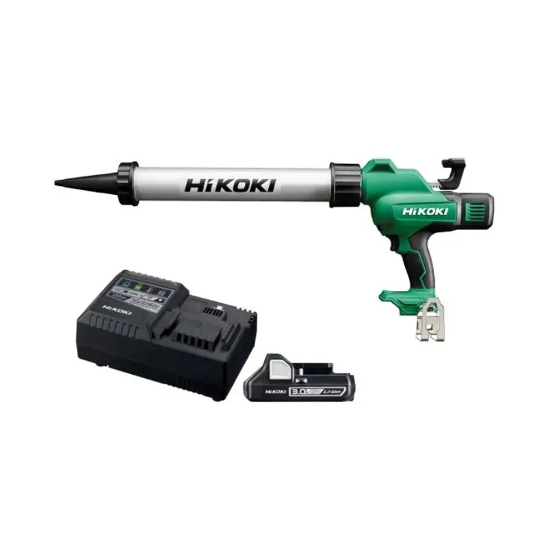 Hikoki AC18DAW5Z 18V Cordless 600ml Caulking Gun With 1 x 3.0Ah Battery & Charger