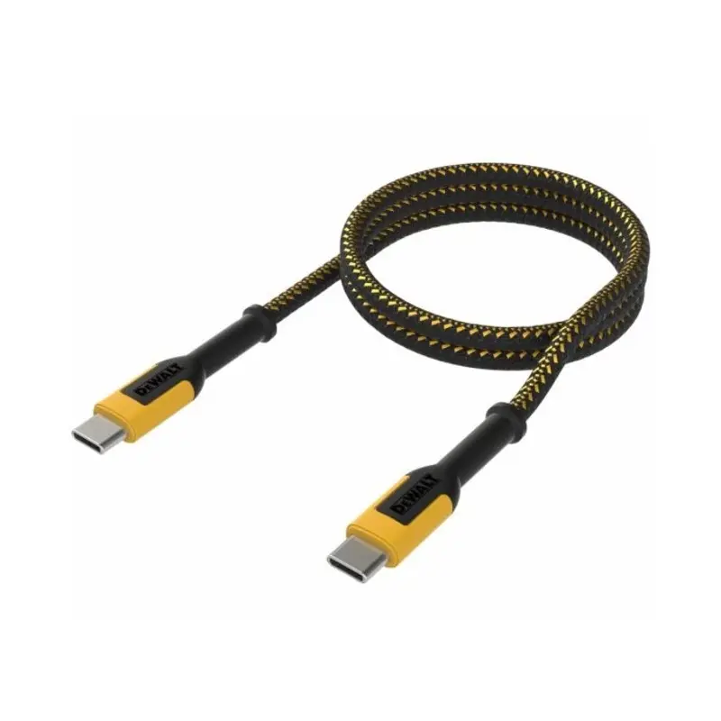 DeWalt 131 0007 DWG 100W 1.8m / 6ft USB C to USB C Reinforced Charging Cable