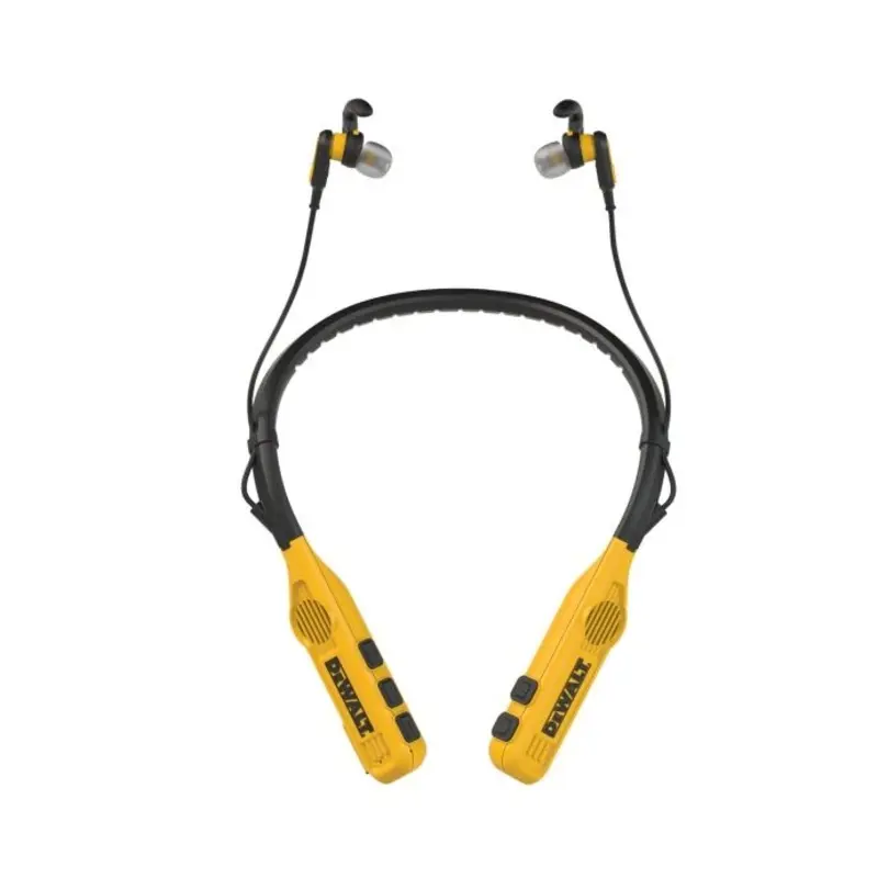 DeWalt 190 2093 DWG Jobsite Pro Max Neckband Earphones with Built-in Speakers