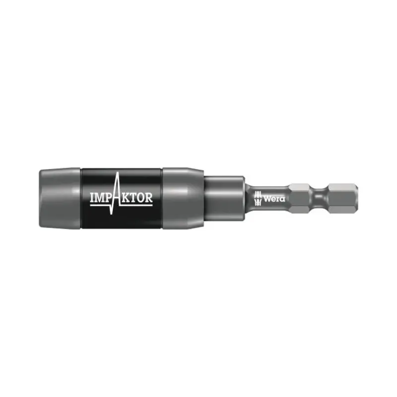 Wera 897/4 IMP R 1/4" Impact Bit Holder with Retaining Ring and Magnet