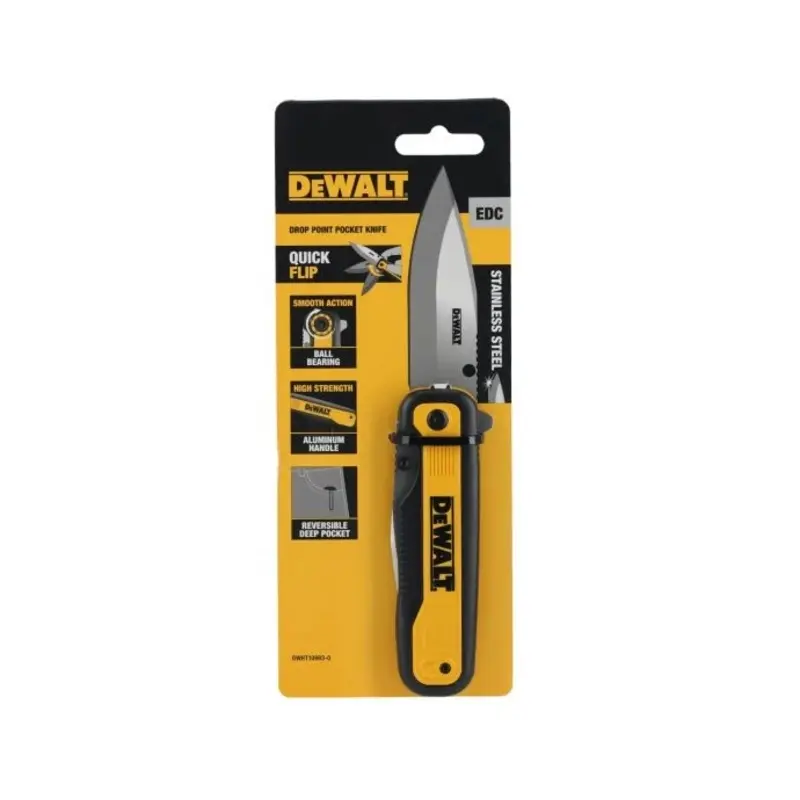 DeWalt DWHT10993-0 Drop Point Folding Pocket Knife