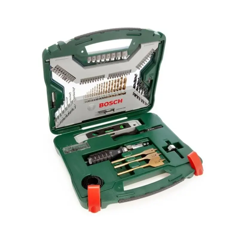 Bosch 2607019330 100 Piece Titanium X-Line Drill & Screwdriver Bit Set