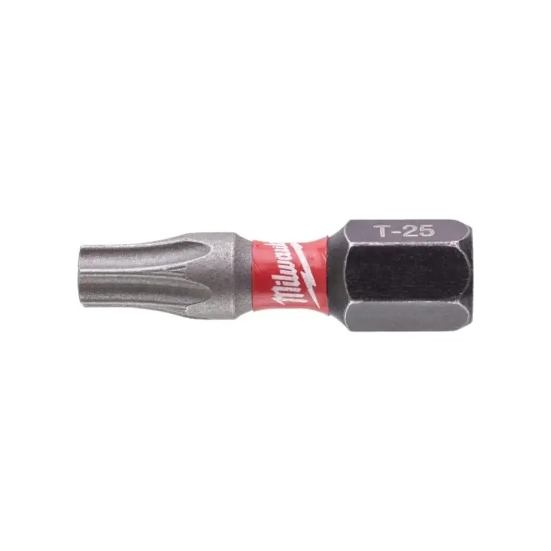 Milwaukee Shockwave Screwdriver Bits TX25 x 25mm 2 Piece