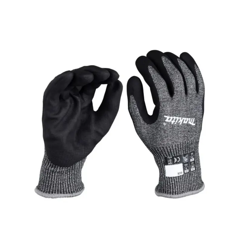 Makita P-84735 Gloves Cut Level 7 Nitrile Coated Dipped X-Large