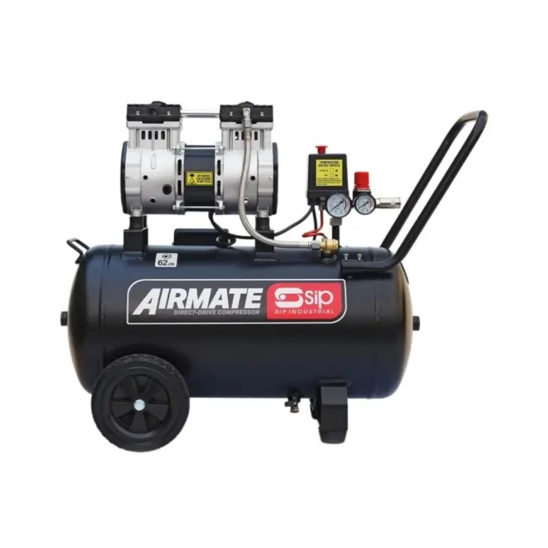 SIP DD 2hp 50ltr Low Noise Oil-Free Direct Drive Compressor