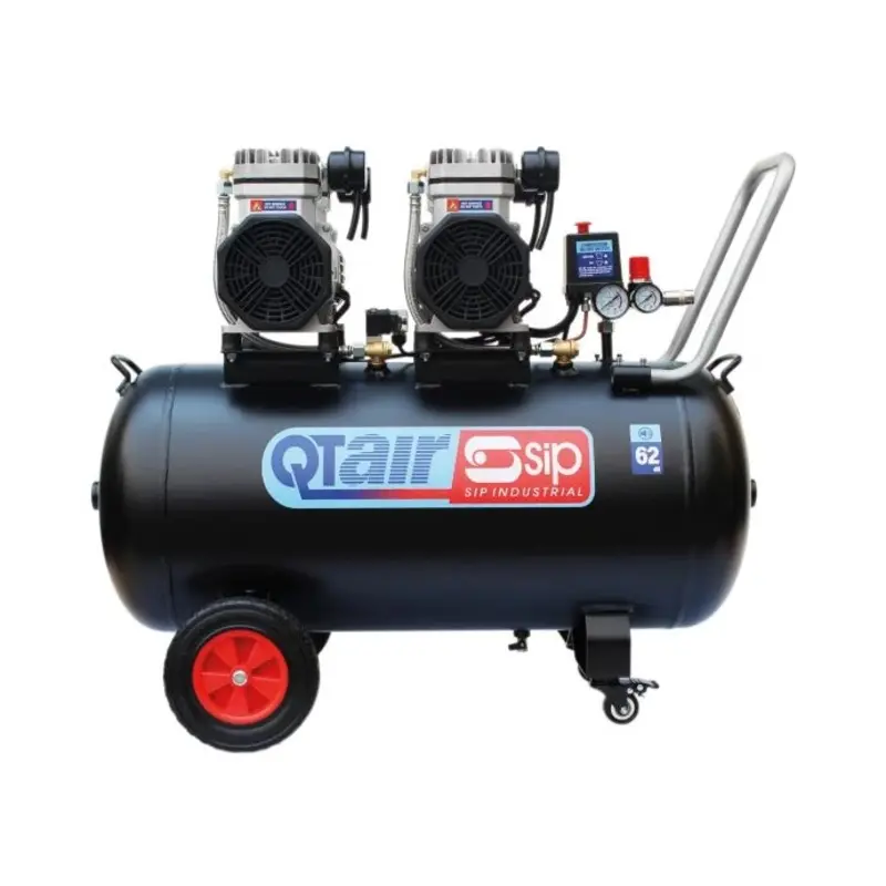 SIP QT AIR DD 3hp 100ltr Ultra Low Noise Oil-Free Direct Drive Compressor