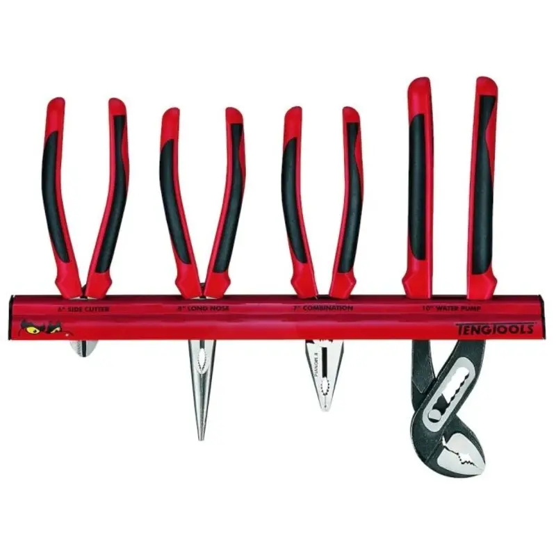 Teng Tools Plier Set Wall Rack 4 Pieces